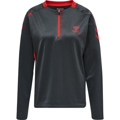hmlACTION POLY HALF ZIP SWEAT WOMAN