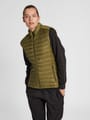 hmlRED QUILTED WAISTCOAT WOMAN